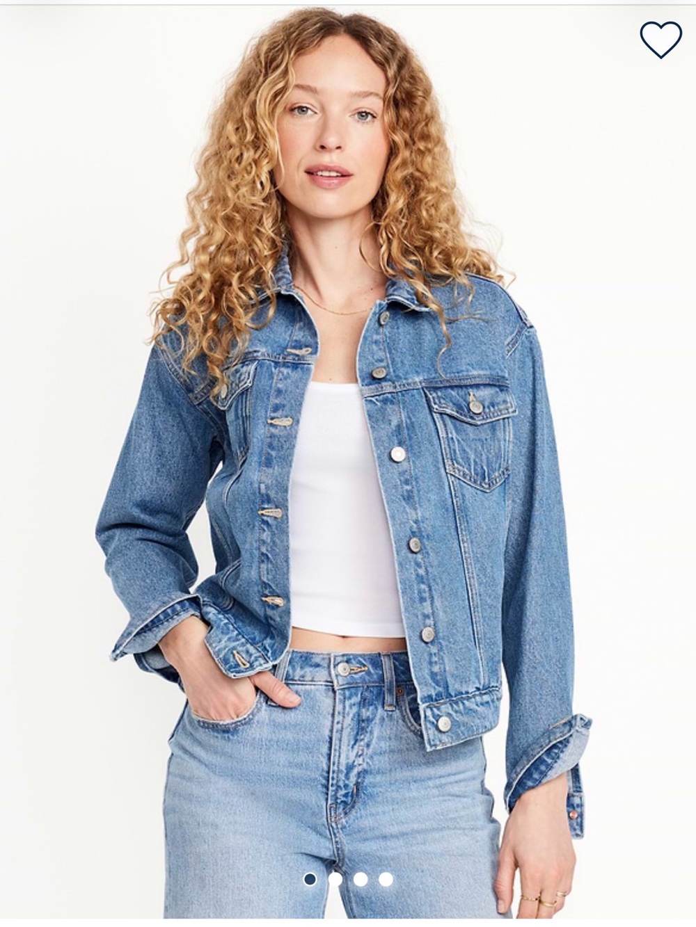 Old Navy Blue Denim Trucker Jacket